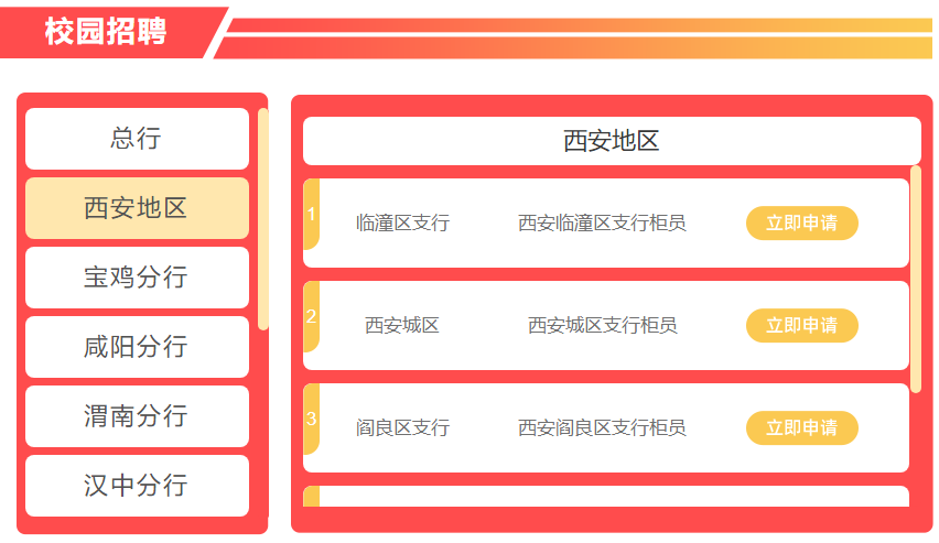 2022长安银行校园、社会招聘公告